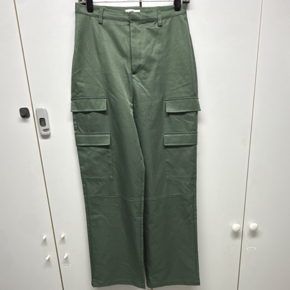 BP Green Cargo Pants Zip Button Closure Women's Casual Nordstrom Size S small